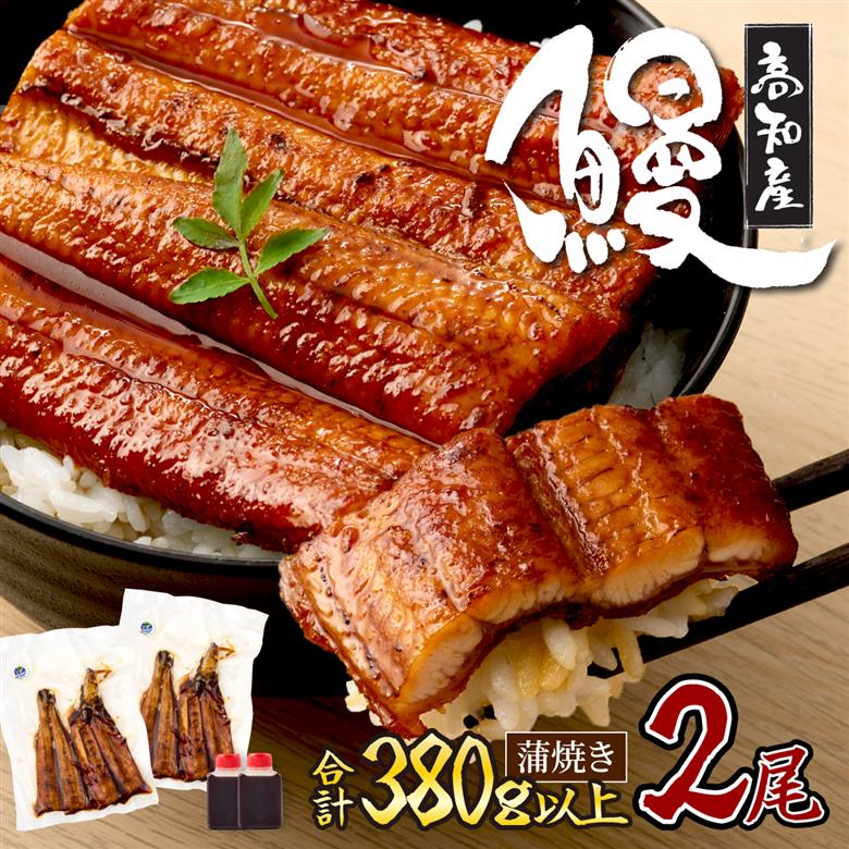 ７０年つぎ足しの秘伝のたれ！初音の厳選高知県産うなぎ蒲焼き２尾 ＿ 国産 ウナギ 鰻 うなぎ 蒲焼き 秘伝のタレ 土用の丑の日 配送可