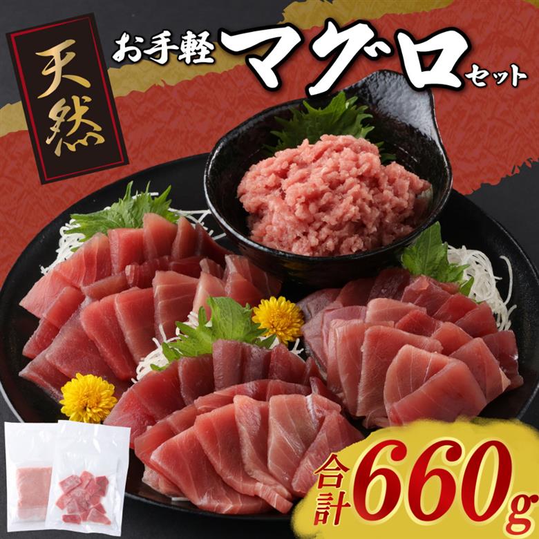 【お手軽まぐろセット】 メバチマグロ切落し と 本まぐろ入りネギトロセット 660ｇ　切り落とし ネギトロ 本まぐろ 刺身 お刺し身 本マグロ 小分け メバチマグロ 鮪 ねぎとろ マグロタタキ 赤身 10000円 1万円 手巻き寿司 海鮮丼 高知 室戸 tk089