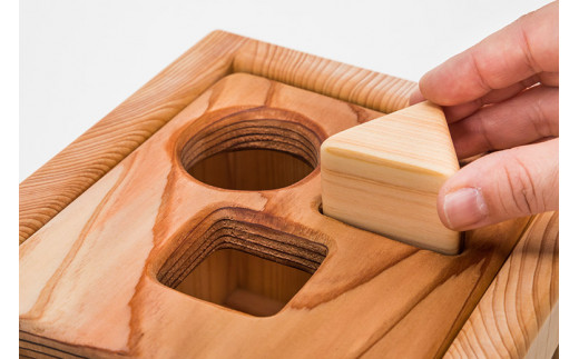 木のおもちゃ ポットン つみき