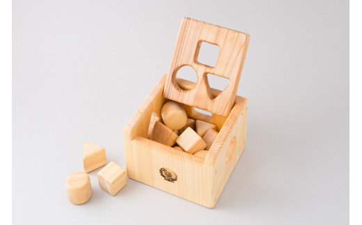 木のおもちゃ ポットン つみき