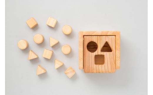 木のおもちゃ ポットン つみき