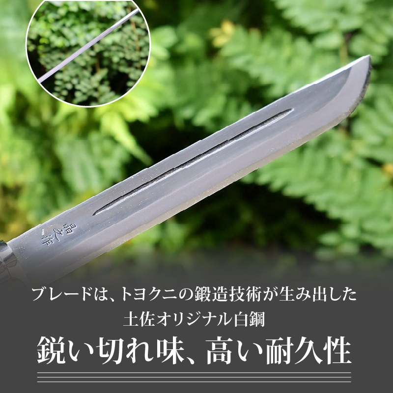 晶之作 土佐狩猟剣鉈 300 両面ヒ入 | ナイフ キャンプ アウトドア 打刃物 土佐 鉈 剣鉈 なた 職人 山林 狩猟 熊 刃物 薪割り ハンドメイド 釣り 伝統 工芸 高知県 南国市