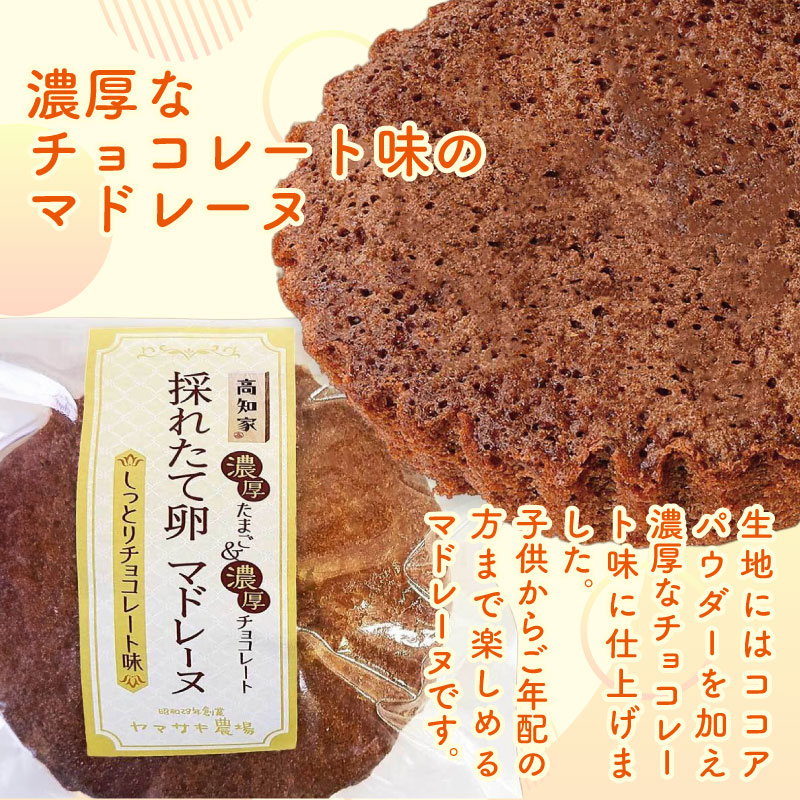 マドレーヌ しっとりチョコレート 7個入 | チョコ チョコレート 焼き菓子 お菓子 おかし 贈答用 ギフト 包装 スイーツ 人気 おすすめ たまご 卵 高知県 南国市