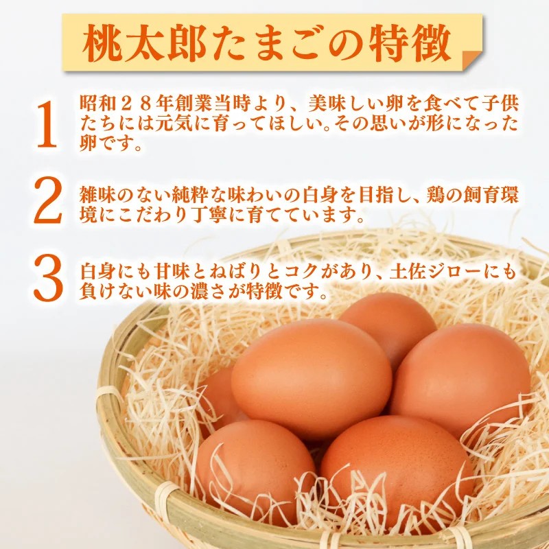 【6回定期便】タマゴ好きにはたまらない 桃太郎たまご 15個入り×2セット(ギフト用包装)
