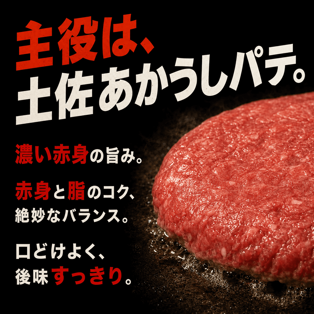 土佐あかうし ハンバーガー キット パテ ＆ バンズ ４セット | 和牛100％ 牛肉 冷凍 焼くだけ ご当地バーガー 高知 南国市