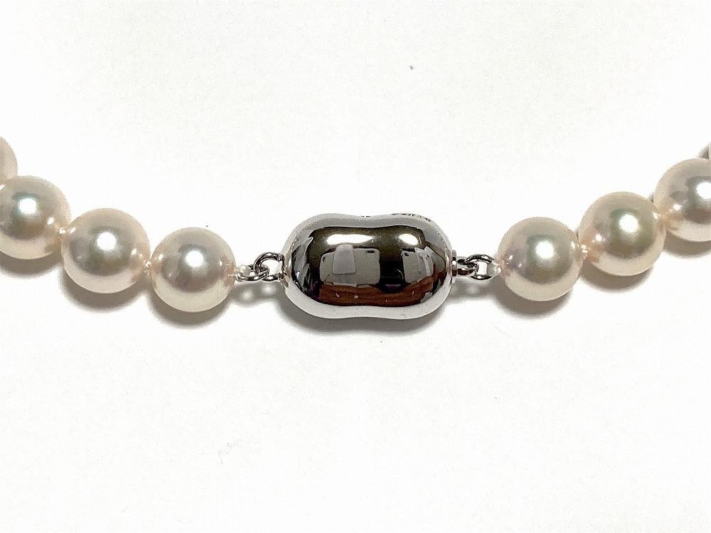 あこや真珠オーロラ花珠ネックレス 真珠鑑別鑑定書付