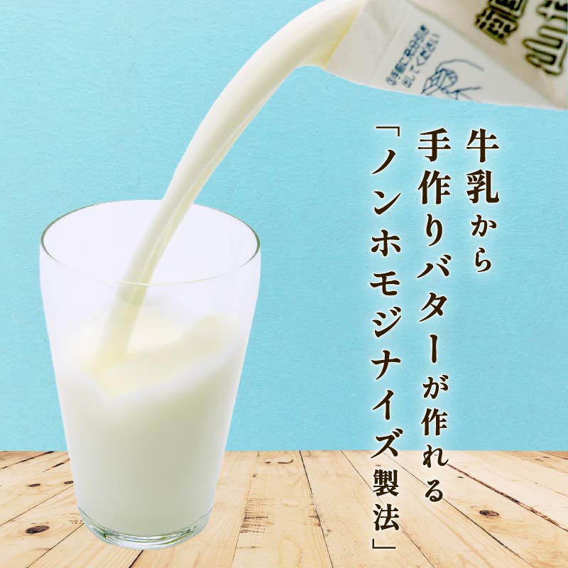 【6か月定期便】山地酪農牛乳1L×8本 【バターができる 低温殺菌 生乳100％ 成分無調整牛乳 ノンホモジナイズ製法 お菓子作り ぎゅうにゅう ミルク 南国斉藤牧場 高知県 南国市】