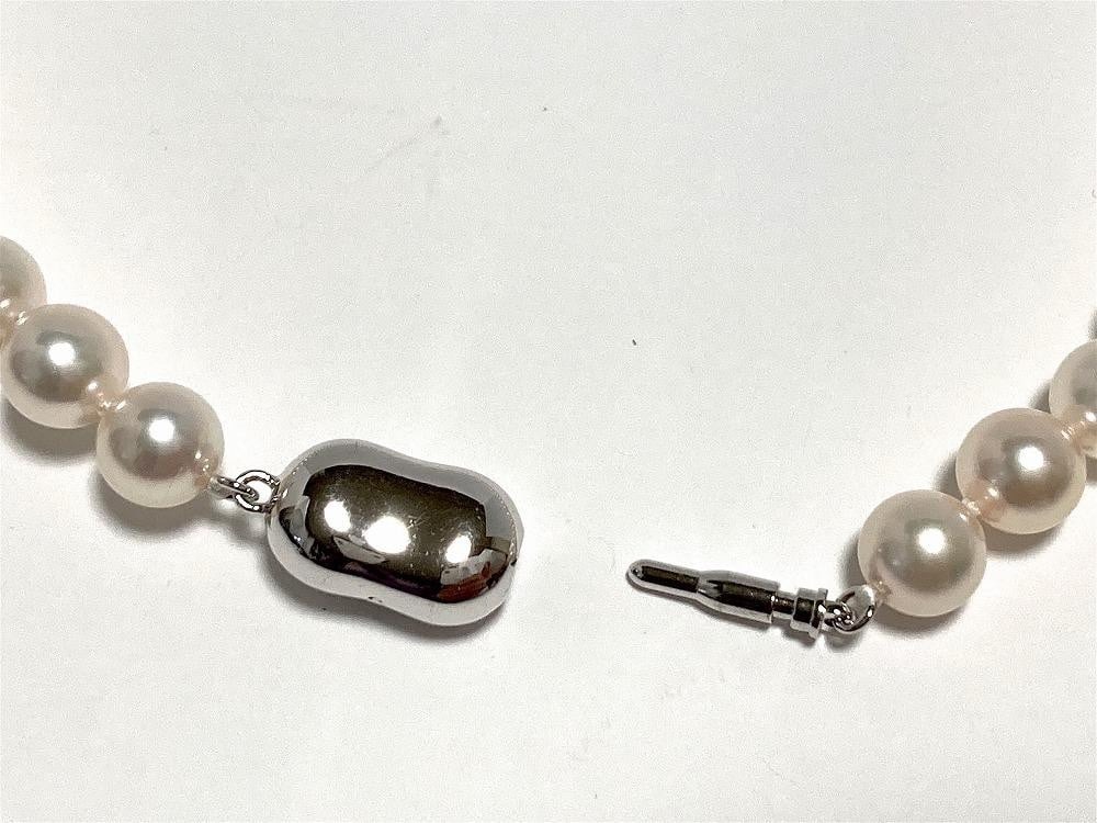 あこや真珠オーロラ花珠ネックレス 真珠鑑別鑑定書付