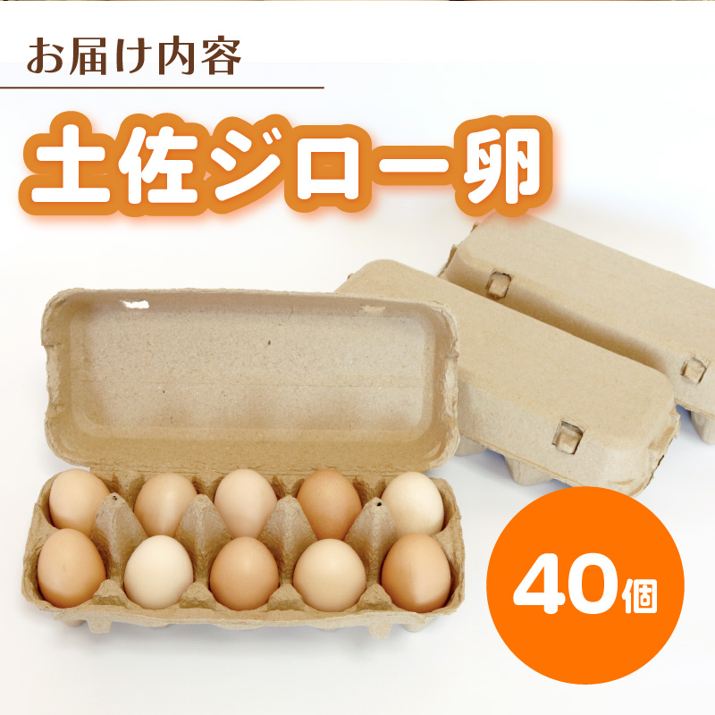 土佐ジローの卵 40個入り たまご 卵 タマゴ 鶏卵