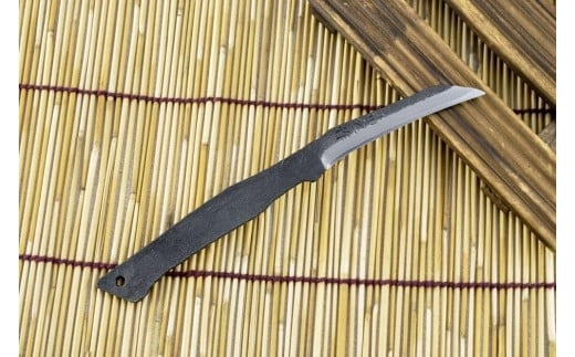 土佐鍛 クラフト細工刀 土佐オリジナル白鋼 両刃 ケース無し | ナイフ キャンプ アウトドア 打刃物 土佐 鉈 剣鉈 なた 職人 山林 狩猟 熊 刃物 薪割り ハンドメイド 釣り 伝統 工芸 高知県 南国市