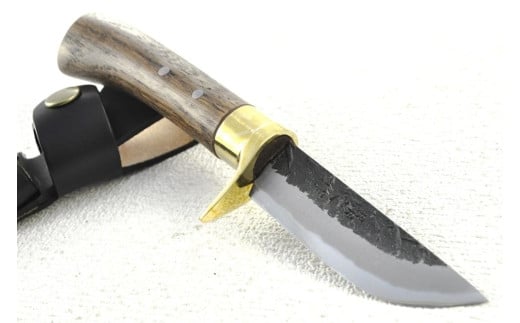 土佐鍛 豆山遊鉈 80 真鍮ツバ輪 土佐オリジナル白鋼 | ナイフ キャンプ アウトドア 打刃物 土佐 鉈 剣鉈 なた 職人 山林 狩猟 熊 刃物 薪割り ハンドメイド 釣り 伝統 工芸 高知県 南国市