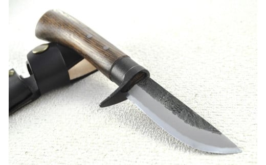 土佐鍛 豆山遊鉈 80 黒鉄ツバ輪 土佐オリジナル白鋼 | ナイフ キャンプ アウトドア 打刃物 土佐 鉈 剣鉈 なた 職人 山林 狩猟 熊 刃物 薪割り ハンドメイド 釣り 伝統 工芸 高知県 南国市