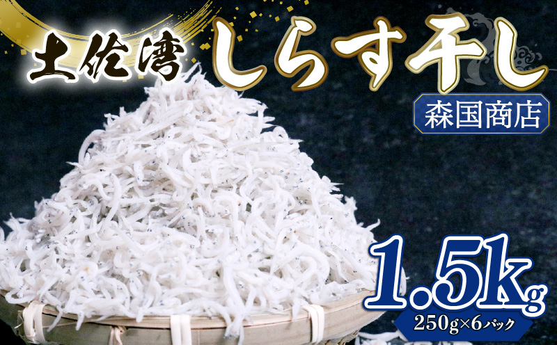 しらす干し 1.5kg シラス しらす ちりめん じゃこ かちり 小魚 魚貝類 海鮮 高知県 南国市