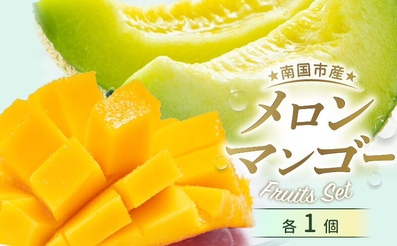 【先行予約】高知県南国市産／メロン・マンゴーセット（2026年6月～発送）【フルーツ くだもの デザート 詰め合わせ セット 高評価 厳選 ギフト 贈り物 人気 おすすめ】【メロン マンゴー フルーツ 旬 果物 くだもの 詰め合わせ セット 高評価 厳選 贈答 ギフト 人気 おすすめ 高知県 南国市】
