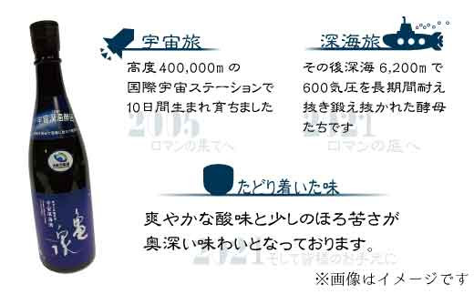 純米大吟醸原酒 宇宙深海酒 720ml (火入) 純米大吟醸 辛口 日