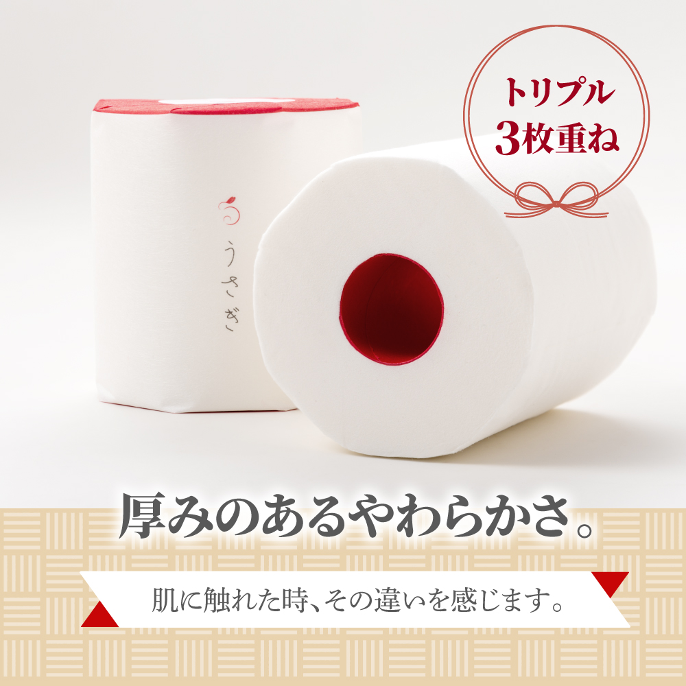 【望月製紙】うさぎ2ロールギフトボックス 高級 トイレッ