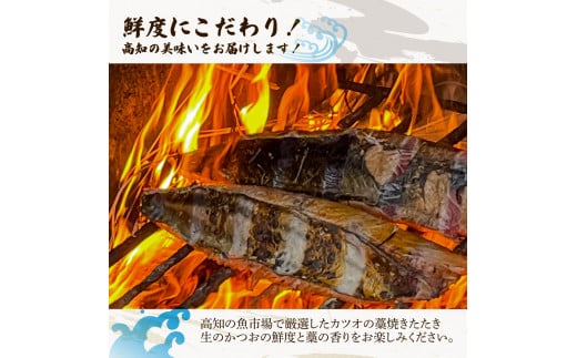 ”生”カツオ藁焼きタタキ大満足セット【タレ・薬味つき