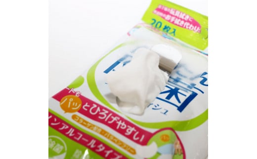 かんたん除菌ウェットティッシュ ノンアルコールタイプ 20