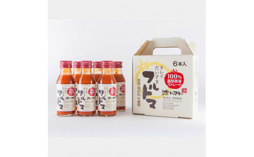 【池トマト】毎日フルトマ ホワイト 100ml×6本 箱入り トマ