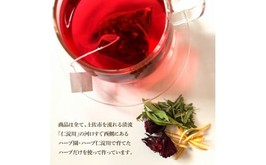 ＜3回定期便＞ ハーブ仁淀川産 自然栽培ハーブ トロピカル