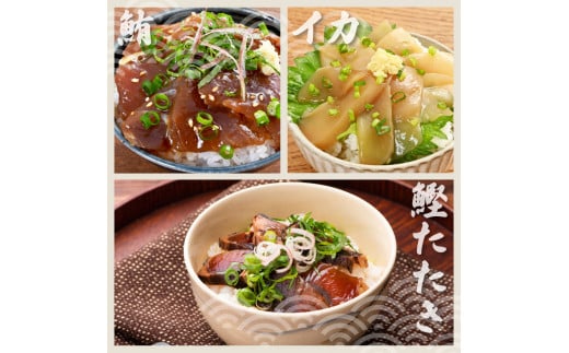 【3回定期便】訳あり土佐の海鮮漬け丼（5種×各4袋）セット
