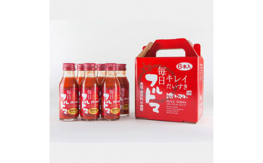 定期便3ヶ月 毎日フルトマ レッド 100ml 6本箱入 池トマト