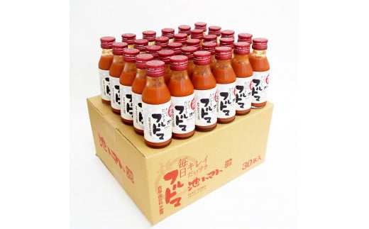 定期便3ヶ月 毎日フルトマ ホワイト 100ml 30本箱入 池トマト 