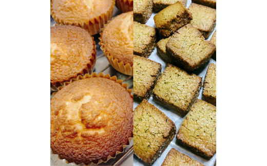 特製マドレーヌと土佐茶の焼き菓子セット(マドレーヌ4個・