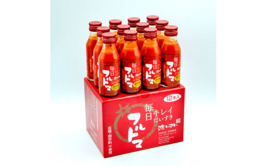 定期便6ヶ月 毎日フルトマ レッド 100ml 12本箱入 池トマト 