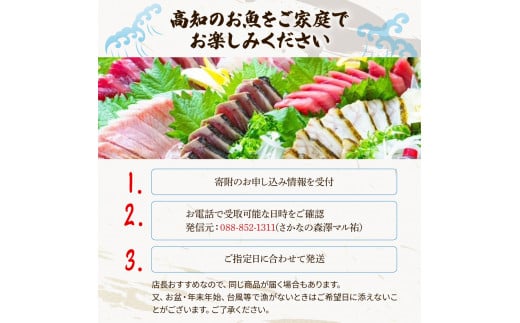 ＜3回定期便＞違いの分かる鮮魚店店長が送る 高知のお魚定
