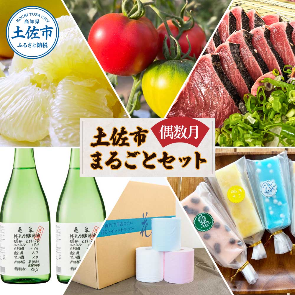 土佐市まるごとセット6回コース（偶数月）土佐文旦 しんち