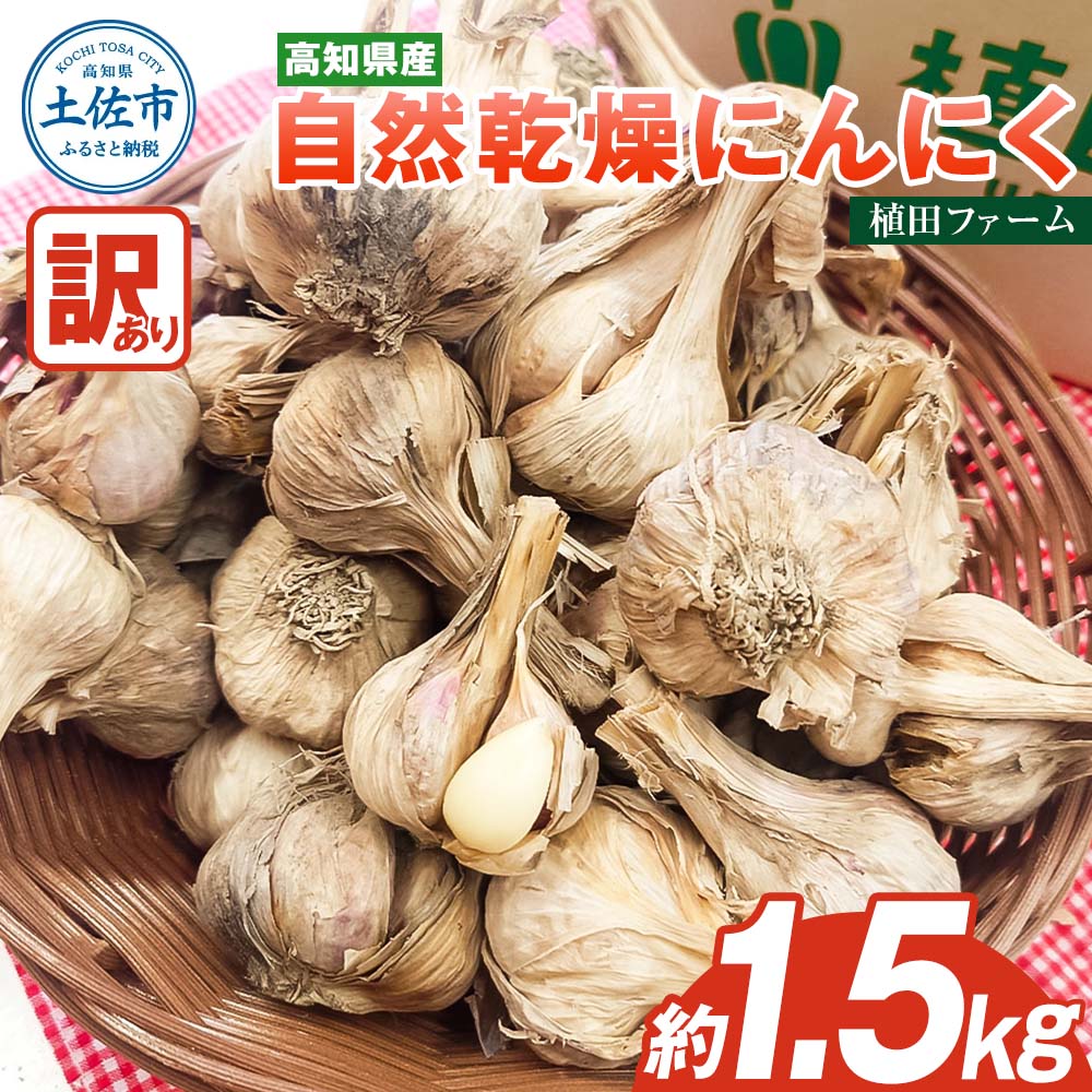 訳あり にんにく 約1.5kg 乾燥