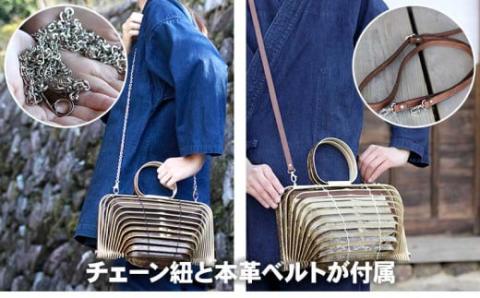 虎竹バッグ ニューヨーカー 【山岸竹材店】