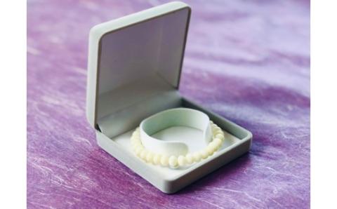 白サンゴみかん珠 ブレスレット・男性用 【高知】