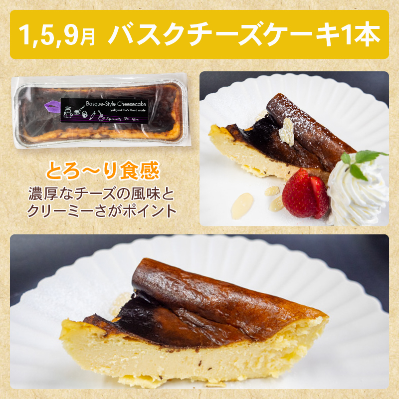 4ヶ月 定期便 4種 ケーキ セット スイーツ 濃厚 ご褒美 デザート チーズケーキ チョコレート テリーヌ ティラミス お菓子 洋菓子 焼き菓子 高知県 須崎市 【らいふ】