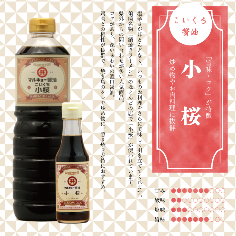 こいくち～油 小桜 1000ml MK017 1000ml