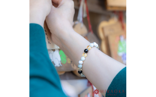 勝利を引き寄せる！試験合格パワーストーンブレスレット(合格祈願04)･8mm玉 (18.4cm) 18.4cm