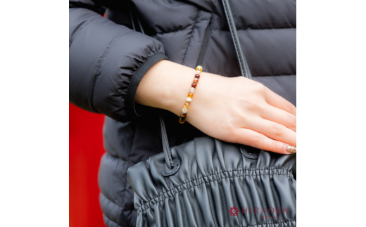 最強金運 集大成パワーストーンブレスレット(金運01)･6mm玉 (20.4cm) 20.4cm