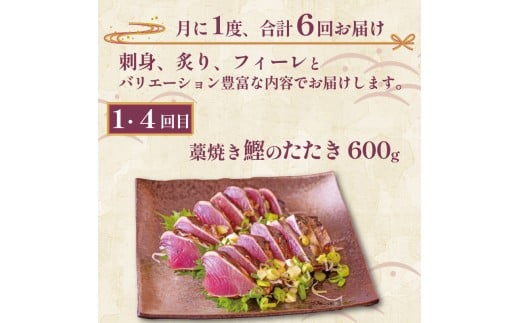 【定期便6回】 お刺身 定期便 6回