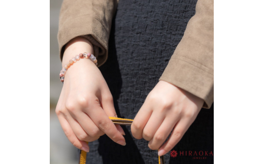 恋縁結びパワーストーンブレスレット女性用(縁結び02)･6mm玉 (19.2cm) 19.2cm