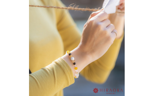 たくさんの幸せを手に入れる大開運パワーストーンブレスレット(開運01)･6mm玉 (19.2cm) 19.2cm