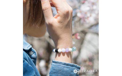面倒な人間関係で悩まないための対人運パワーストーンブレスレット(対人03)･8mm玉 (17.6cm) 17.6cm