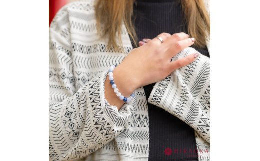 良縁を引き寄せれるように♪縁招きパワーストーンブレスレット(縁結び04)･8mm玉 (19.2cm) 19.2cm