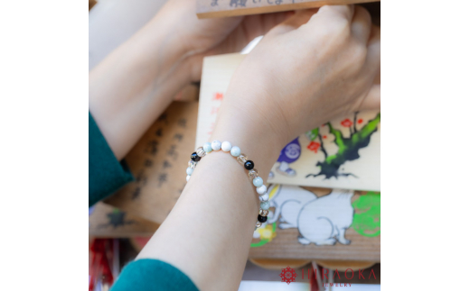 勝利を引き寄せる！試験合格パワーストーンブレスレット(合格祈願04)･6mm玉 (20.4cm) 20.4cm