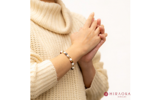 身体健全パワーストーンブレスレット(健康01)･8mm玉 (17.6cm) 17.6cm