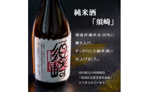 土佐の地酒 ｢純米酒 須崎｣ ｢本醸造大辛口 須崎｣ 720ml 2本セット TH0441