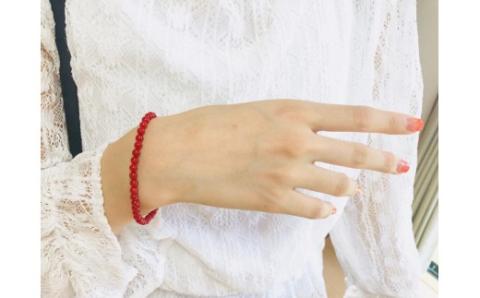 赤サンゴ ブレスレット・女性用 【高知】