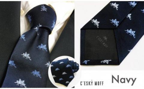 【CESKYMOFF】ステゴサウルス小紋柄 ネクタイ