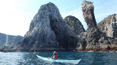 シーカヤック体験 ?のんびり 安和コース?