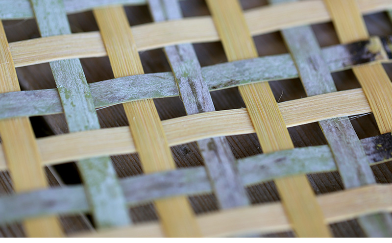 国産四ツ目竹ざる 40cm 梅干しざる 干し野菜